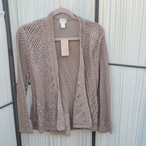 BNWT!!! Chico's Crochet Cardigan